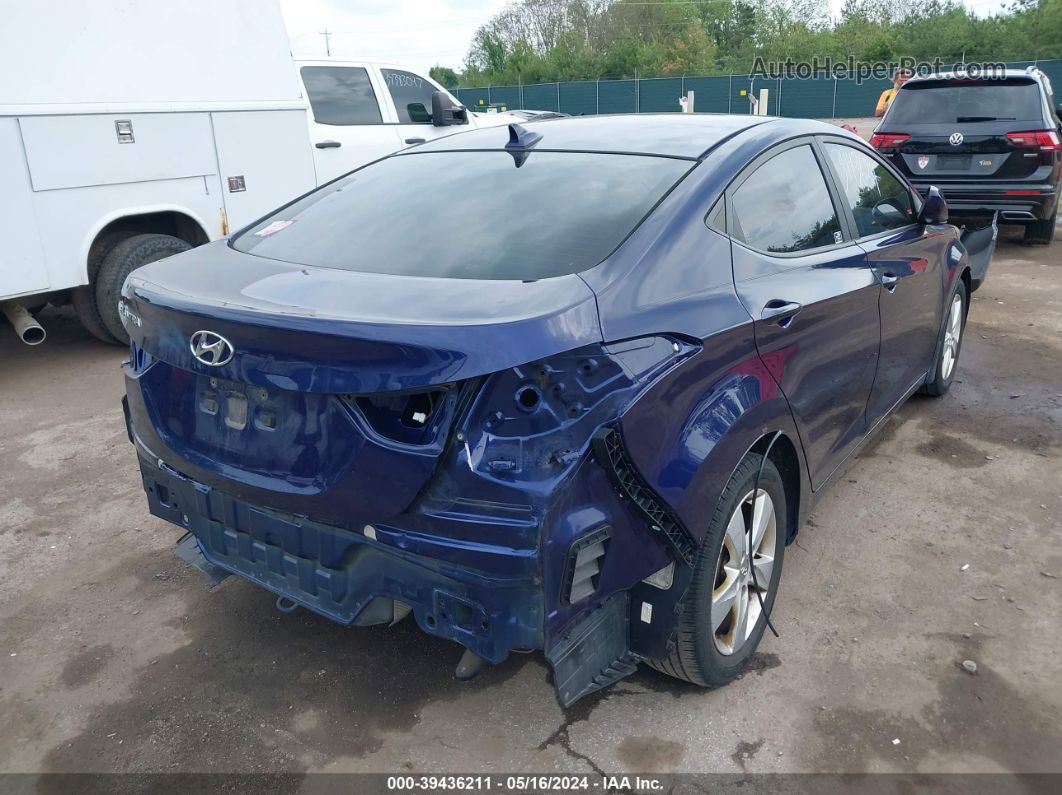 2013 Hyundai Elantra Gls Blue vin: 5NPDH4AE6DH416512