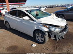 2014 Hyundai Elantra Se White vin: 5NPDH4AE6EH463668