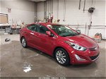 2014 Hyundai Elantra Se Red vin: 5NPDH4AE6EH473228