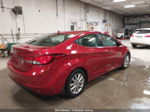 2014 Hyundai Elantra Se Red vin: 5NPDH4AE6EH473228