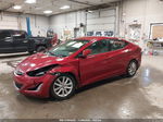 2014 Hyundai Elantra Se Красный vin: 5NPDH4AE6EH473228