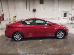 2014 Hyundai Elantra Se Красный vin: 5NPDH4AE6EH473228