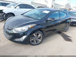 2014 Hyundai Elantra Limited Black vin: 5NPDH4AE6EH480499