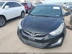 2014 Hyundai Elantra Limited Black vin: 5NPDH4AE6EH480499