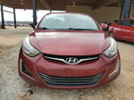 2014 Hyundai Elantra Se Red vin: 5NPDH4AE6EH500475