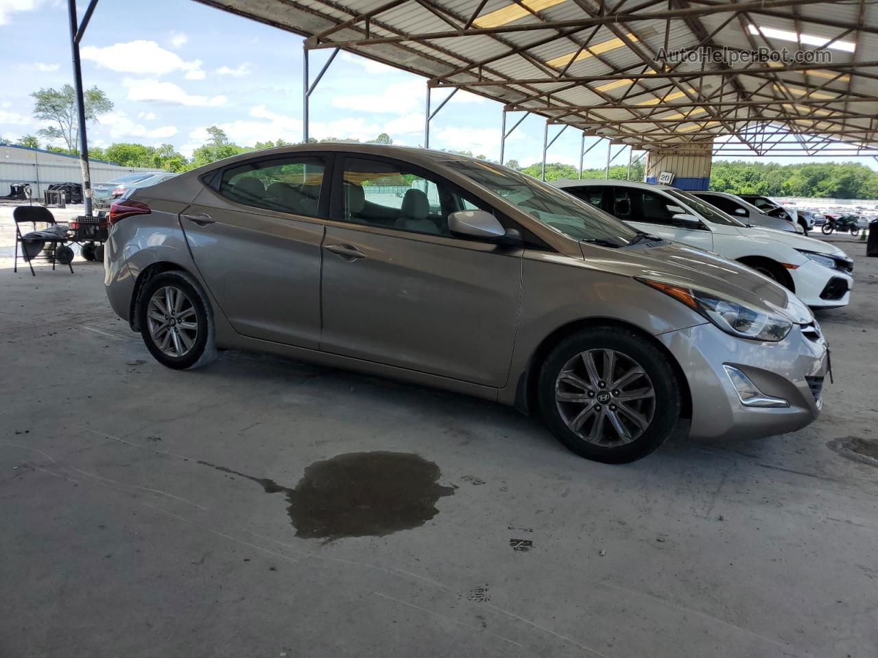 2014 Hyundai Elantra Se Tan vin: 5NPDH4AE6EH539793