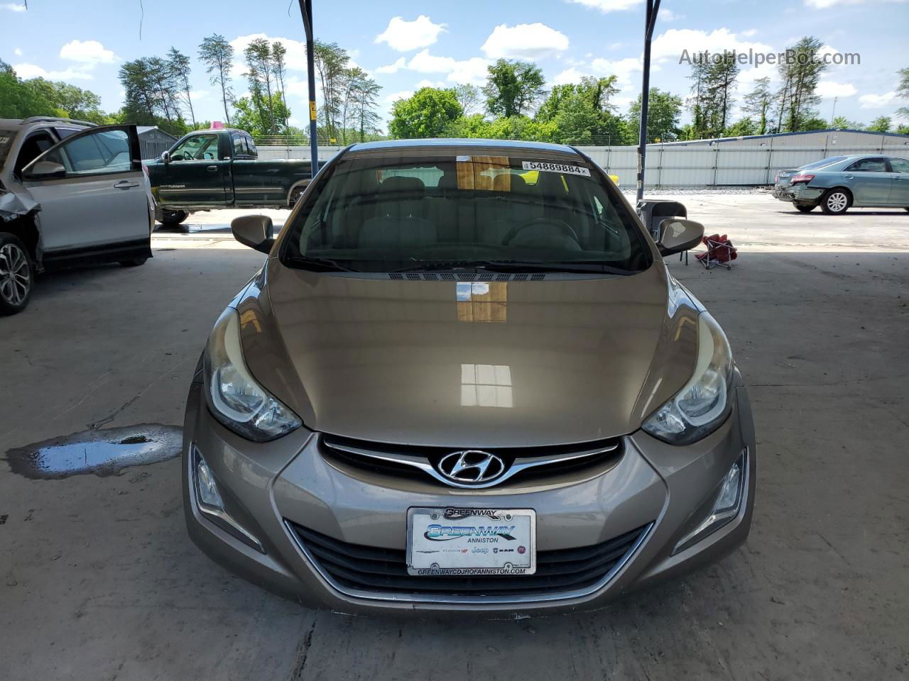 2014 Hyundai Elantra Se Tan vin: 5NPDH4AE6EH539793