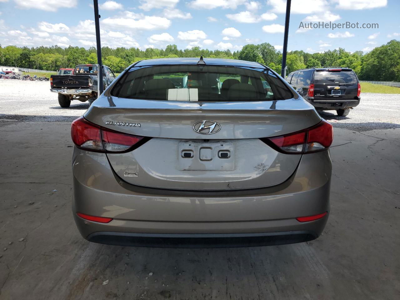 2014 Hyundai Elantra Se Tan vin: 5NPDH4AE6EH539793