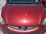 2014 Hyundai Elantra Se Red vin: 5NPDH4AE6EH542211