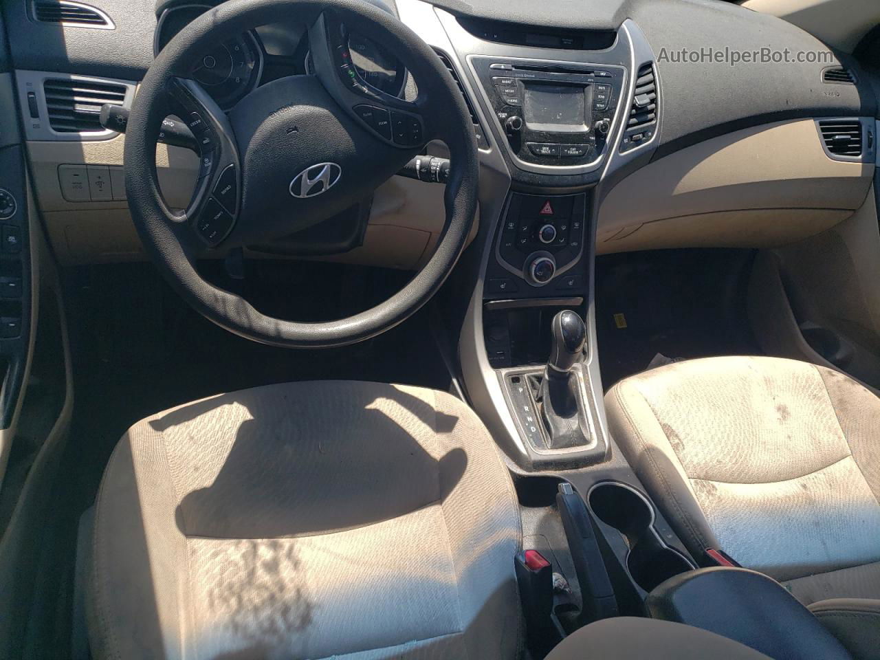 2014 Hyundai Elantra Se Красный vin: 5NPDH4AE6EH542211