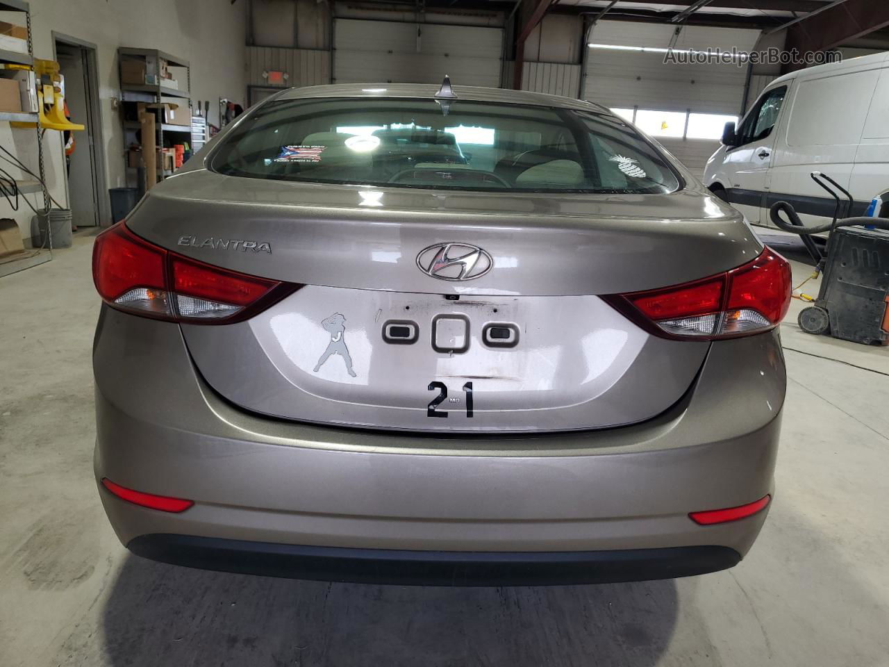 2014 Hyundai Elantra Se Tan vin: 5NPDH4AE6EH542225