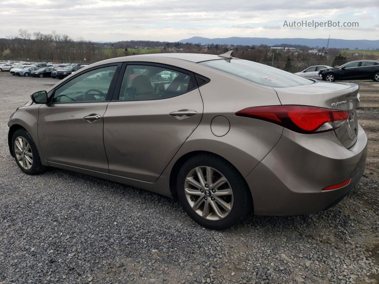 2014 Hyundai Elantra Se Tan vin: 5NPDH4AE6EH542225