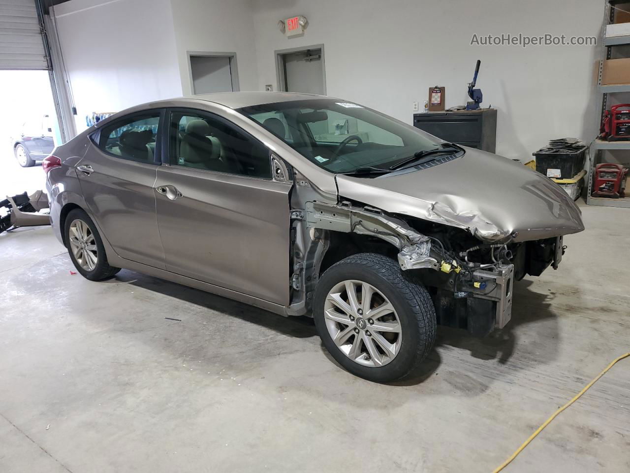 2014 Hyundai Elantra Se Tan vin: 5NPDH4AE6EH542225