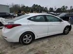 2015 Hyundai Elantra Se White vin: 5NPDH4AE6FH570429