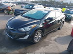 2015 Hyundai Elantra Se Black vin: 5NPDH4AE6FH598215