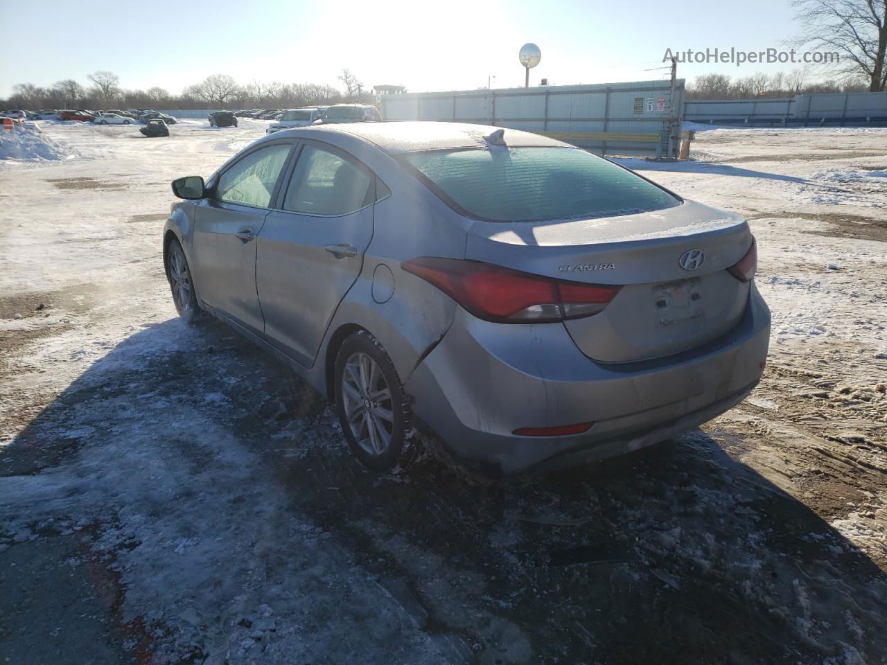 2015 Hyundai Elantra Se Silver vin: 5NPDH4AE6FH604918