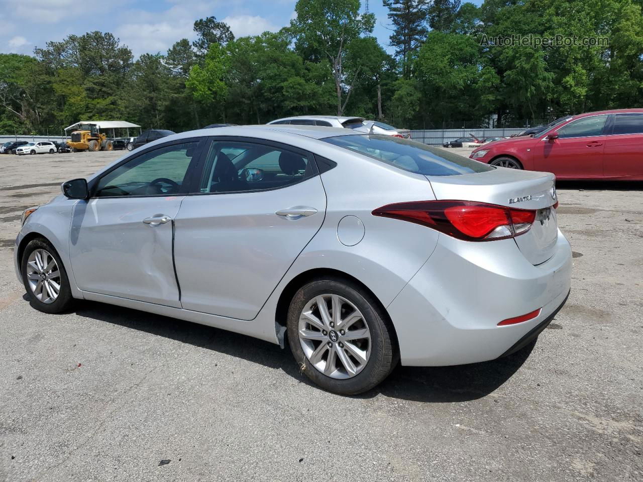 2015 Hyundai Elantra Se Серебряный vin: 5NPDH4AE6FH616566