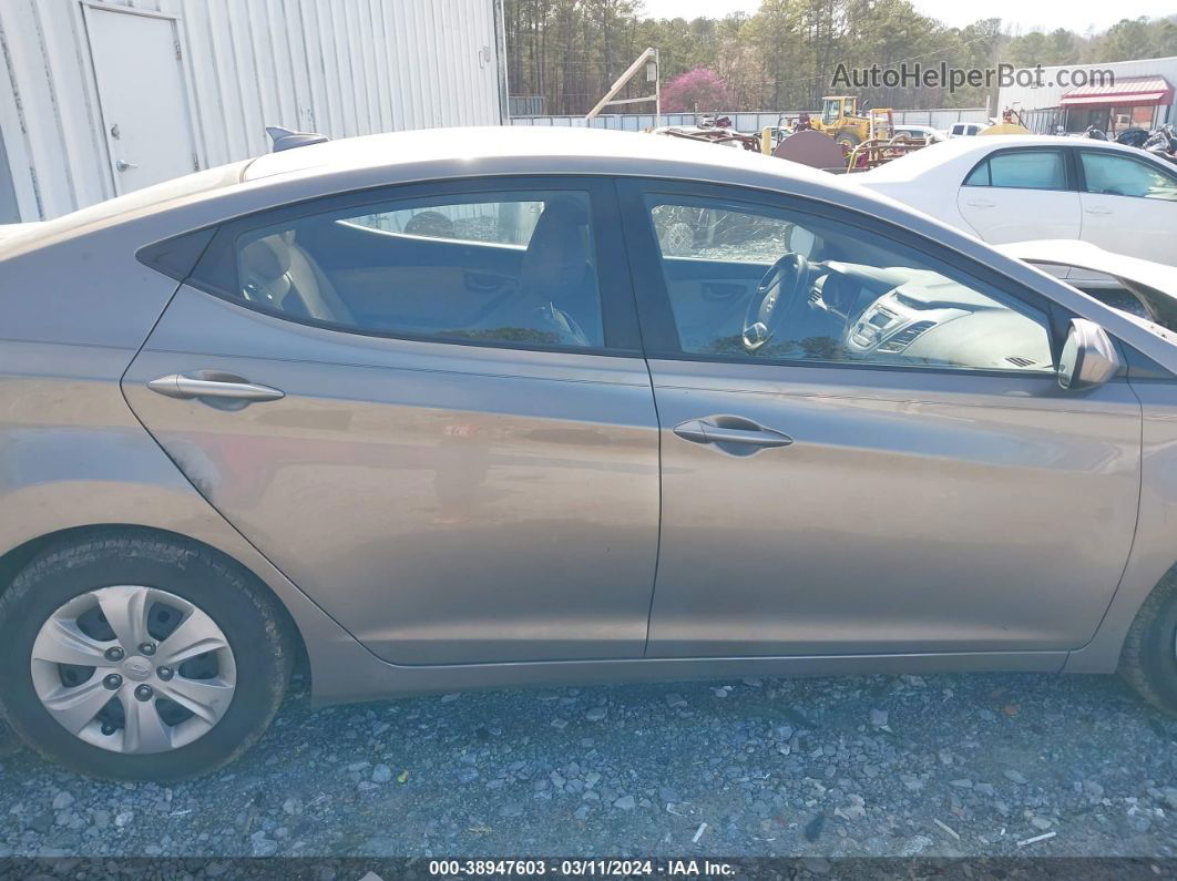 2016 Hyundai Elantra Se Серый vin: 5NPDH4AE6GH664263