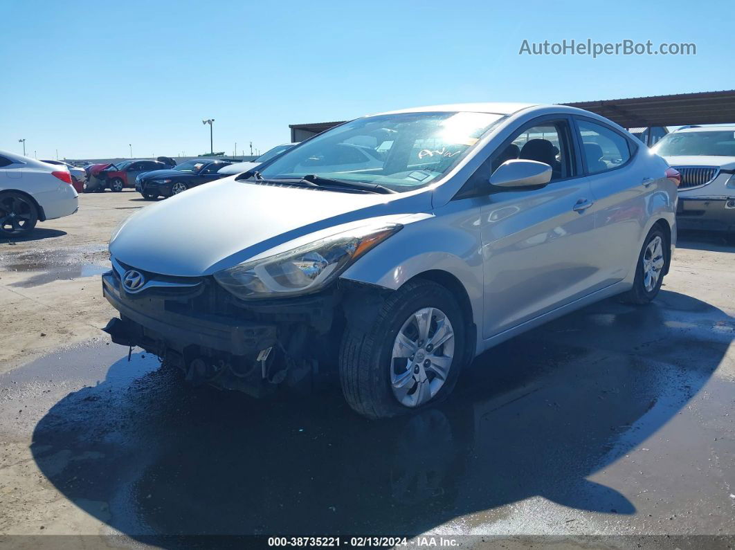 2016 Hyundai Elantra Se Silver vin: 5NPDH4AE6GH670211