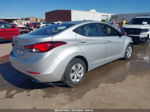 2016 Hyundai Elantra Se Silver vin: 5NPDH4AE6GH670211