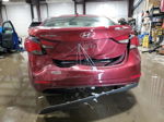 2016 Hyundai Elantra Se Burgundy vin: 5NPDH4AE6GH690927