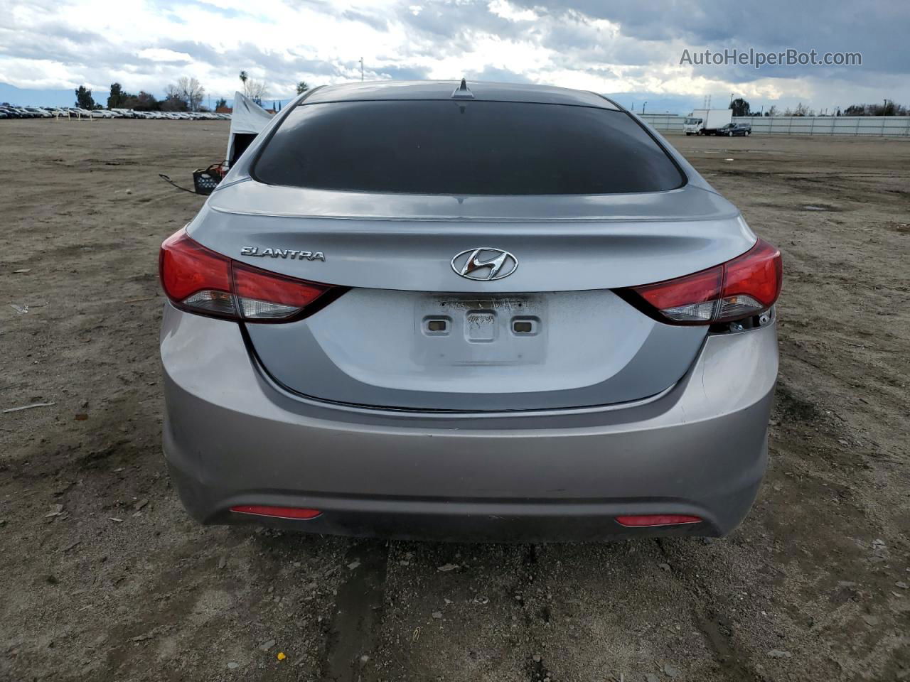 2016 Hyundai Elantra Se Silver vin: 5NPDH4AE6GH691396