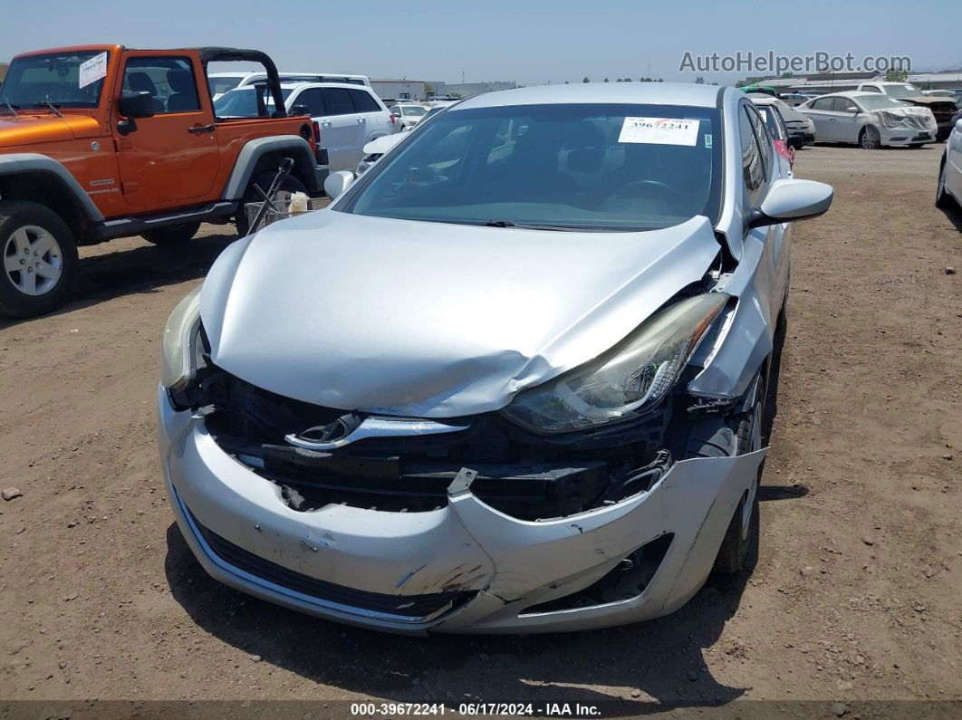 2016 Hyundai Elantra Se Silver vin: 5NPDH4AE6GH697800