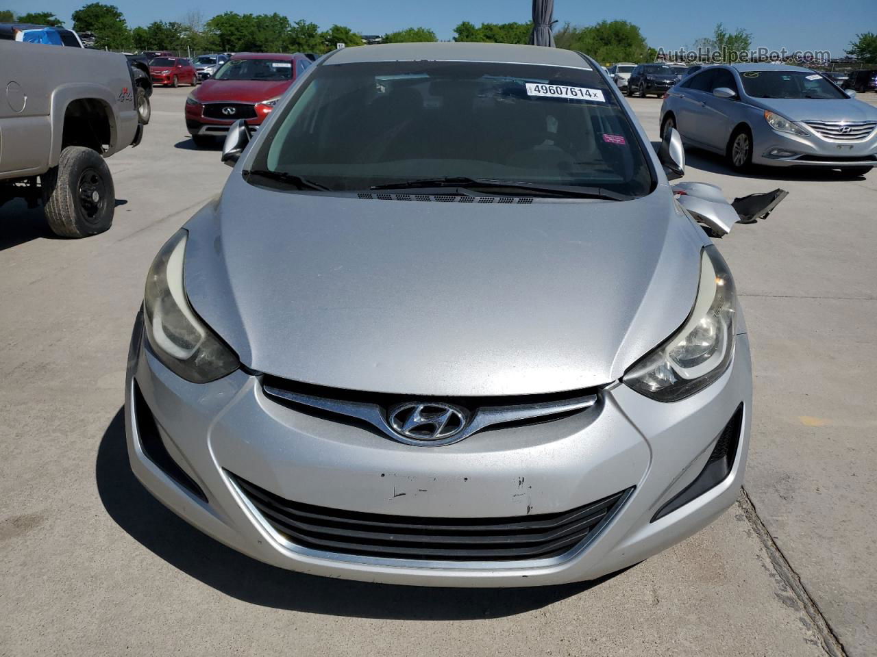 2016 Hyundai Elantra Se Gray vin: 5NPDH4AE6GH700825