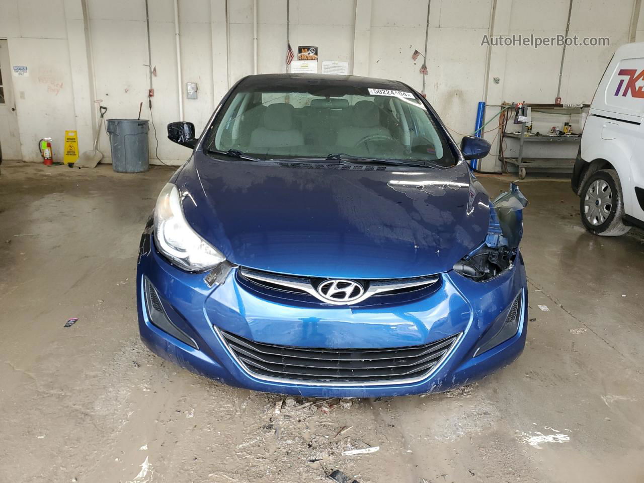 2016 Hyundai Elantra Se Blue vin: 5NPDH4AE6GH703871