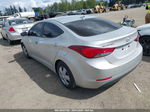 2016 Hyundai Elantra Se Gray vin: 5NPDH4AE6GH706317