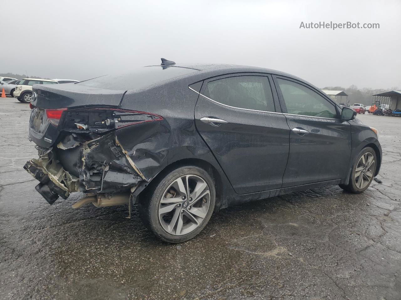 2016 Hyundai Elantra Se Black vin: 5NPDH4AE6GH707760