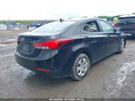 2016 Hyundai Elantra Se Black vin: 5NPDH4AE6GH711565