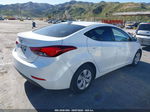 2016 Hyundai Elantra Se White vin: 5NPDH4AE6GH712926