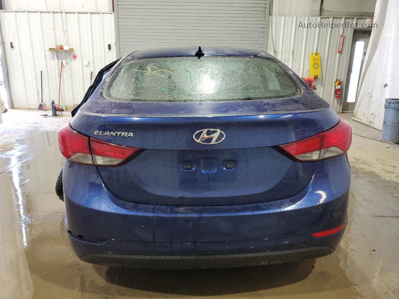 2016 Hyundai Elantra Se Синий vin: 5NPDH4AE6GH719830