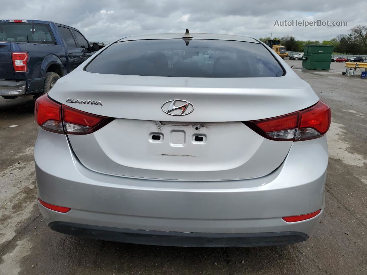 2016 Hyundai Elantra Se Silver vin: 5NPDH4AE6GH726275