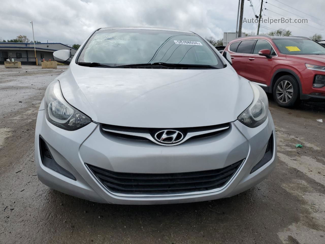 2016 Hyundai Elantra Se Silver vin: 5NPDH4AE6GH726275