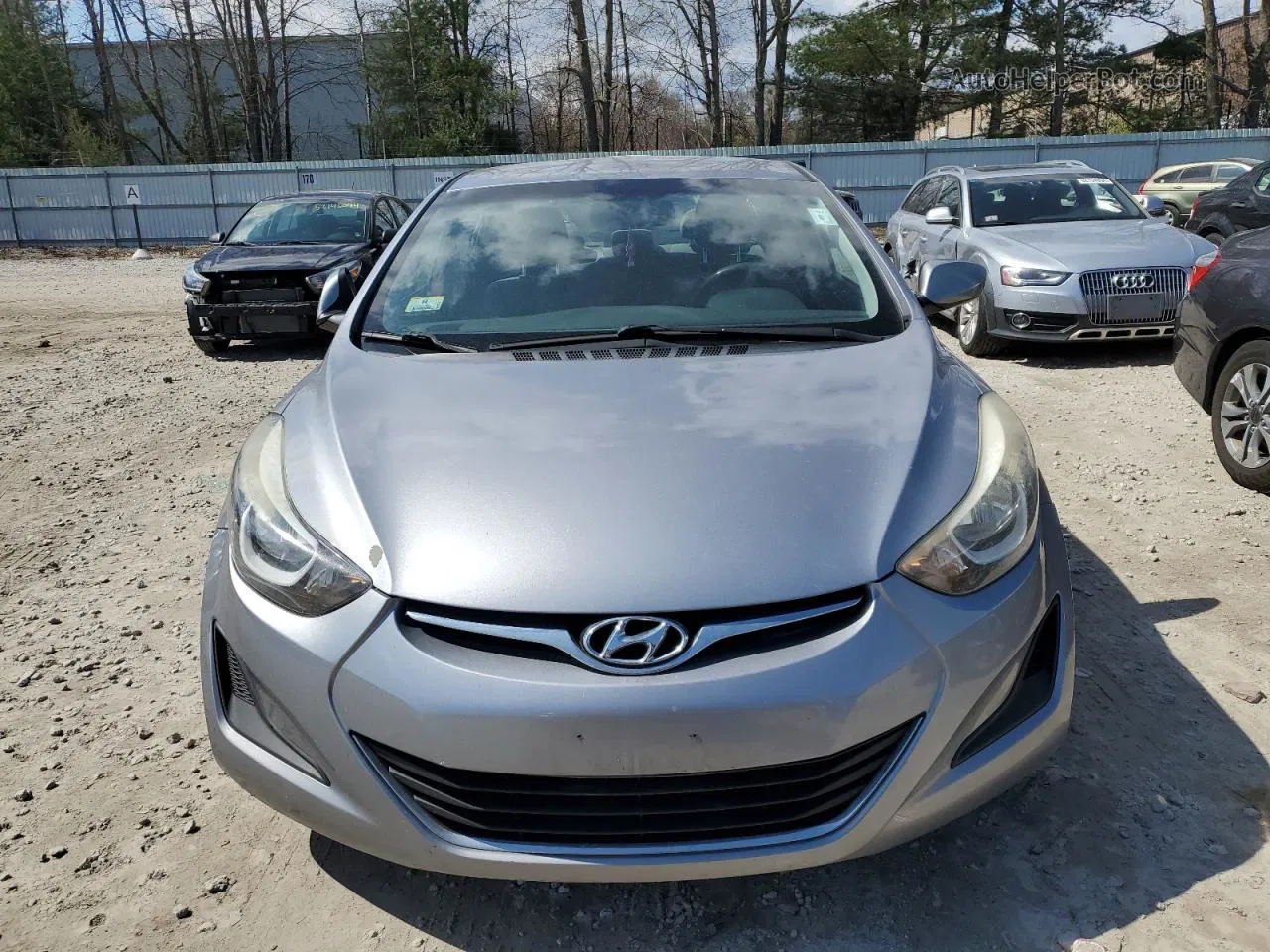 2016 Hyundai Elantra Se Silver vin: 5NPDH4AE6GH727085