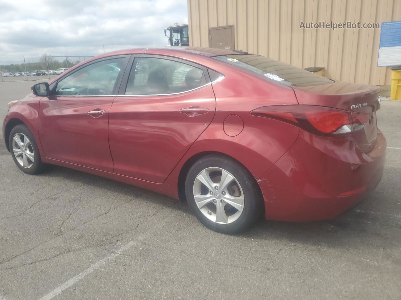 2016 Hyundai Elantra Se Красный vin: 5NPDH4AE6GH731105