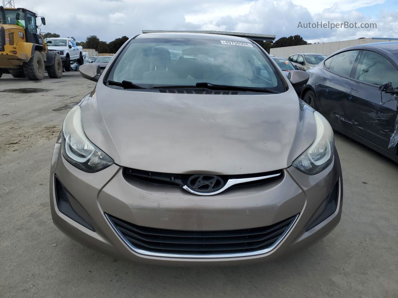 2016 Hyundai Elantra Se Tan vin: 5NPDH4AE6GH733954