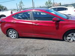 2016 Hyundai Elantra Se Burgundy vin: 5NPDH4AE6GH734425