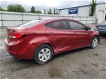 2016 Hyundai Elantra Se Red vin: 5NPDH4AE6GH736854