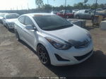 2016 Hyundai Elantra Se White vin: 5NPDH4AE6GH743450