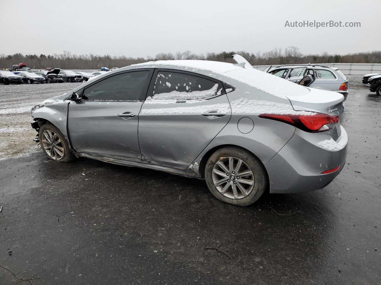 2016 Hyundai Elantra Se Silver vin: 5NPDH4AE6GH752326