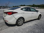 2016 Hyundai Elantra Se White vin: 5NPDH4AE6GH754268