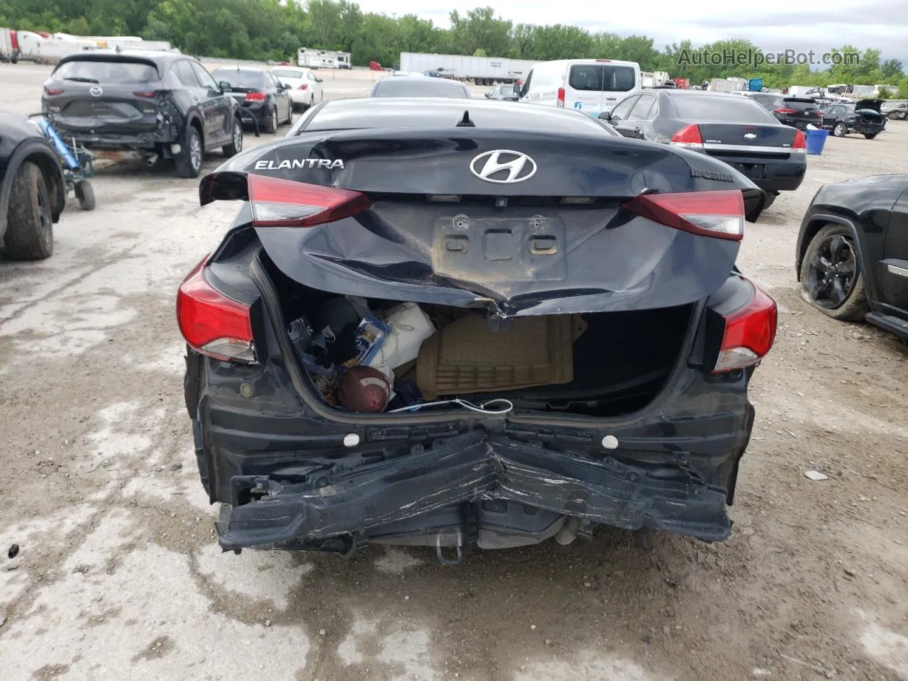 2016 Hyundai Elantra Se Черный vin: 5NPDH4AE6GH759440