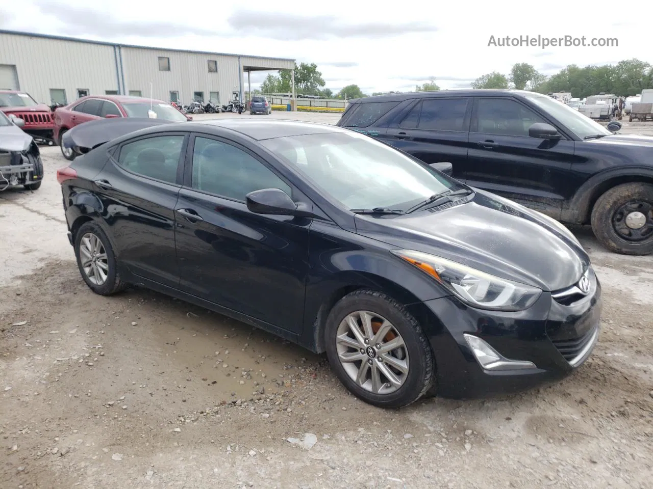 2016 Hyundai Elantra Se Black vin: 5NPDH4AE6GH759440