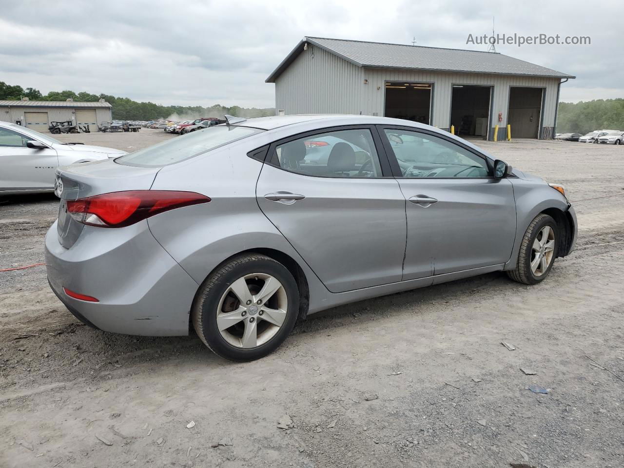 2016 Hyundai Elantra Se Серебряный vin: 5NPDH4AE6GH760393