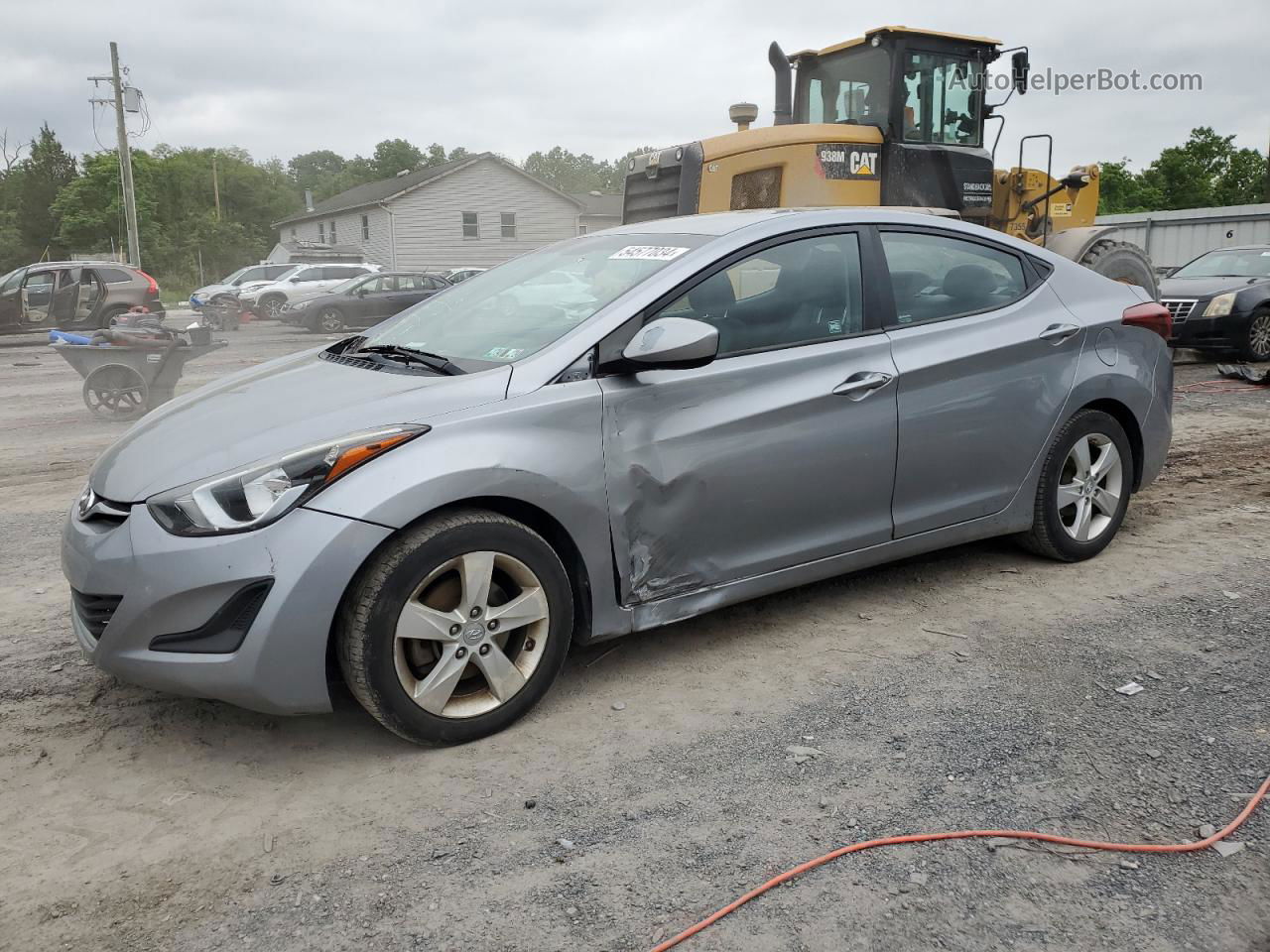 2016 Hyundai Elantra Se Серебряный vin: 5NPDH4AE6GH760393