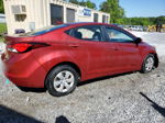 2016 Hyundai Elantra Se Burgundy vin: 5NPDH4AE6GH774889