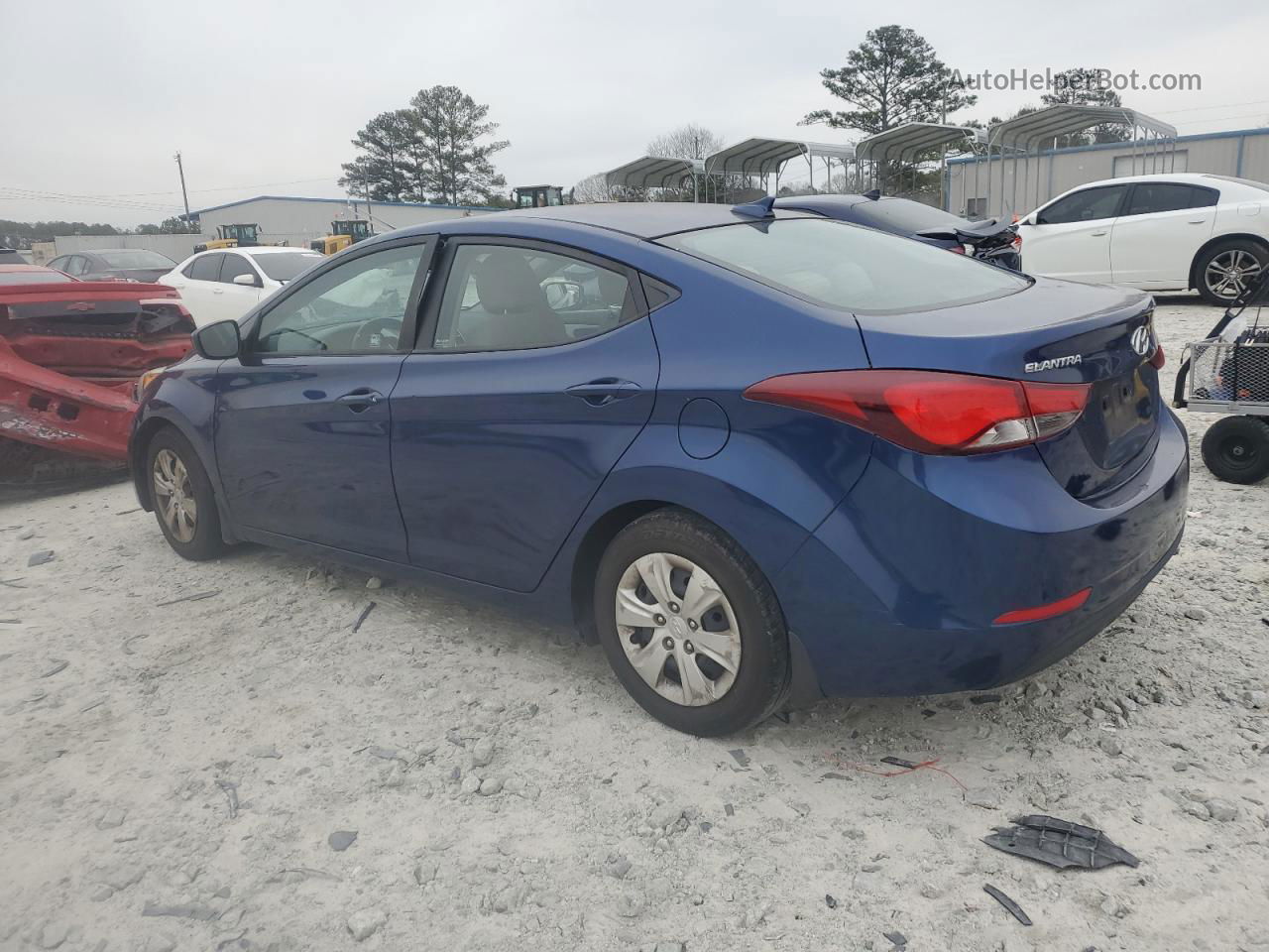 2016 Hyundai Elantra Se Blue vin: 5NPDH4AE6GH775105